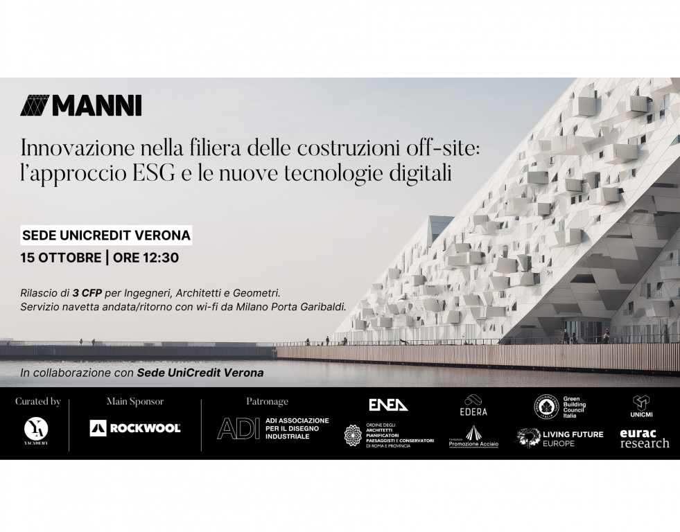 Manni Group, l'evento su innovazione offsite patrocinato da Edera