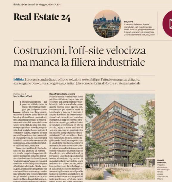 Sole 24 Ore, il futuro delle costruzioni è off-site