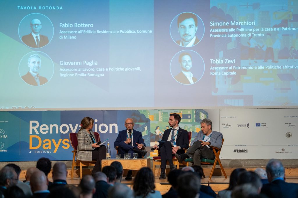 Tavola rotonda con gli assessori alla casa ai Renovation Days 2026